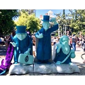Disney Parks Haunted Mansion 50th 3 Hitchhiking Ghosts Popcorn Bucket Sipper Set